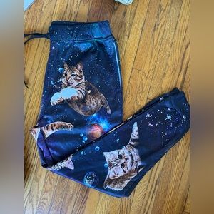 Cat galaxy pants